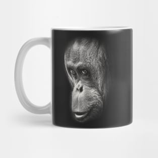 Captive Orangutan Fine Art Mug